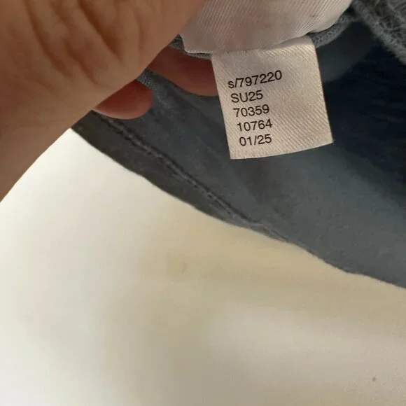 Ann Taylor Loft Outlet Powder Blue Tee Size Crew Neck Small Minimalist Normcore - Picture 5 of 8